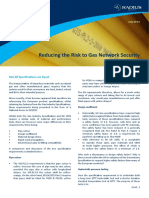 Reducing The Risk To The Gas Industry