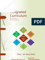Integrated Curriculum: By: Nahid Behnam CHD 265 Spring 2016