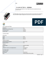 Surge Protection Device - D-LAN-CAT.5E-U - 2859084: Key Commercial Data