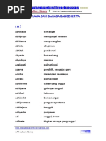 Kumpulan Nama Bayi Bahasa Sansekerta