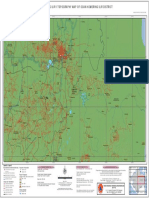 Peta Topografi Kabupaten Ogan Komering Ilir / Topography Map of Ogan Komering Ilir District