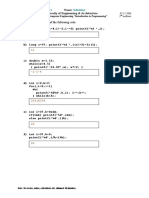 Answers Solutions: Departments of Electrical & Computer Engineering "Introduction To Programming"