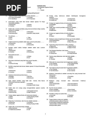 26 Contoh Soal Yadnya Kumpulan Contoh Soal