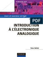 195576014 162910711 Dunod Introduction a l Electronique Analogique Cours Et Exercices Corriges Tahar Neffati PDF