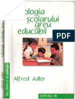 Adler Alfred Psihologia Scolarului Greu Educabil 1995
