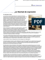 Página - 12 - El País - Mucho Más Que Libertad de Expresión