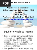 Aula 04 - Equilibrio estático interno