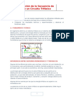 Secuencia de Fases en Un Sistema Trifasico