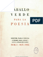 Caballo Verde Para La Poesía. 10-1935, n.º 1