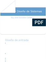 Diseño de Entrada y Salida