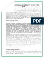 Diagnostico de La Ganderia en El Inia