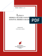 Lexico Hebreo-Arameo Español (Pedro Ortiz)