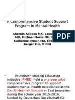 Schools Based Mental Health Program 