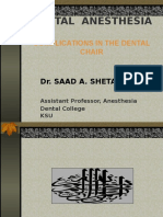 Complication in Dental Chair