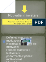 Motivatia in Invatare