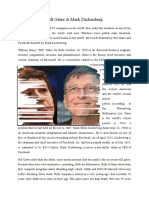 Bill Gates & Mark Zuckenberg