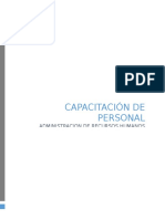 Capacitacion de Personal