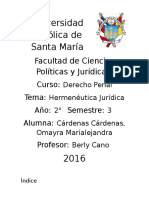 Hermenéutica Jurídica