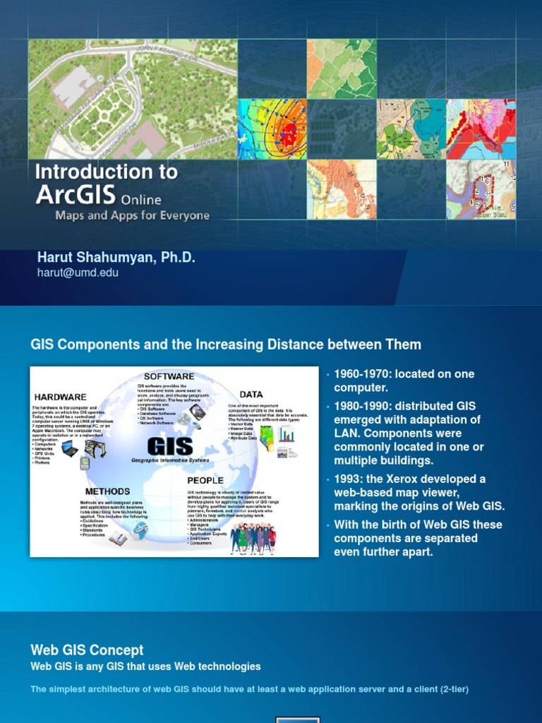 W12 ArcGIS Online - Introduction | PDF | Arc Gis | Geographic ...