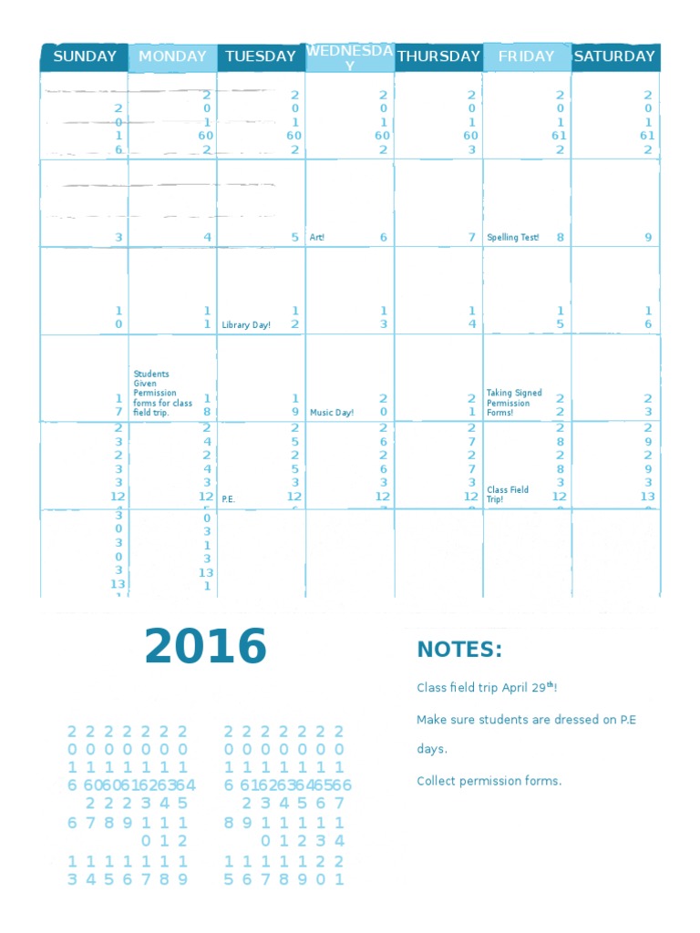Calendar | PDF