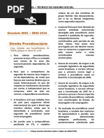 Simulado 0001 - InSS 2016 - 120 Questões