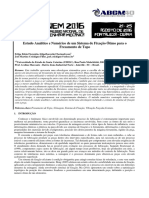 Estudo Analítico e Numérico de um Sistema de Fixação Ótimo para o Fresamento de Topo 