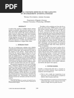 Mutual Coupling Effects on the Capacity of Multielement Antenna Systems