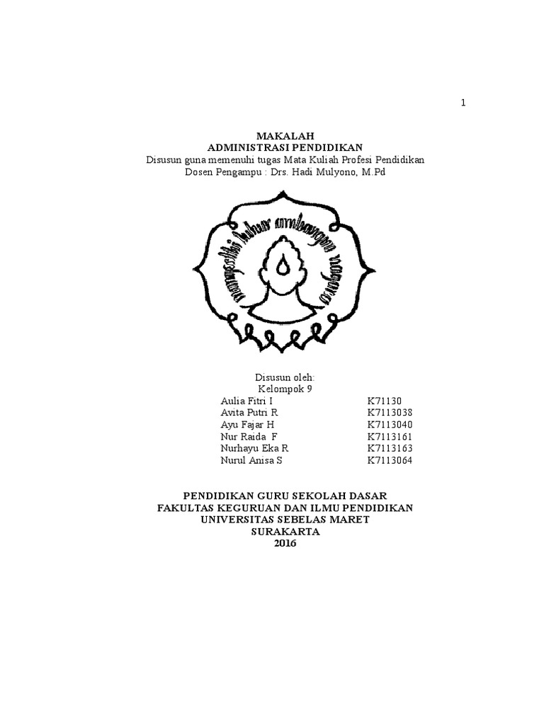 Makalah Administrasi | PDF