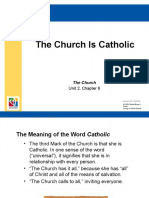 The Church Is Catholic: Unit 2, Chapter 6