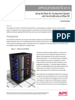 An-114 Guidelines For Using Rack Air Containment System With InfraStruXure InRow SC