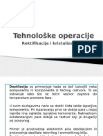 Tehnološke Operacije - Rektifikacija