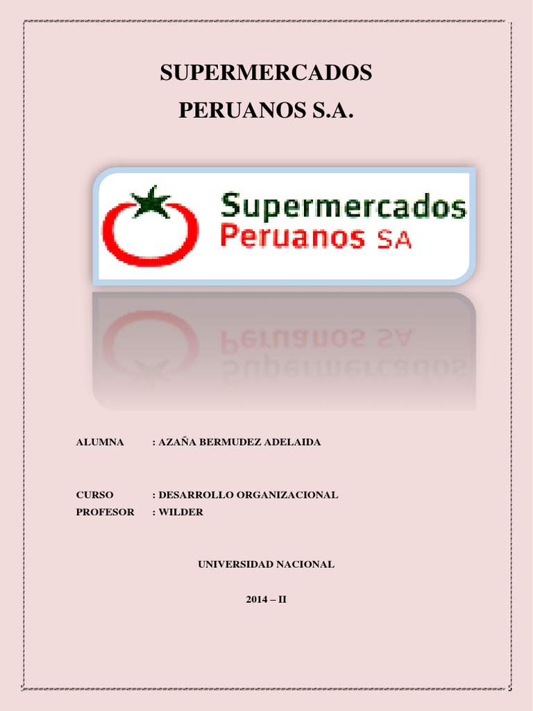 Supermercados Peruanos Doc Hecho Pdf Pdf Alimentos Economias