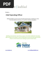 Twin Cities Habitat for Humanity - Chief Operating Officer - Executive Profile