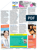 Pharmacy Daily For Wed 27 Apr 2016 - Australia Funds Drug Action, Pharmacy CM Firstline, Hand Sanitiser Probe, Health AMPERSAND Beauty and Much More