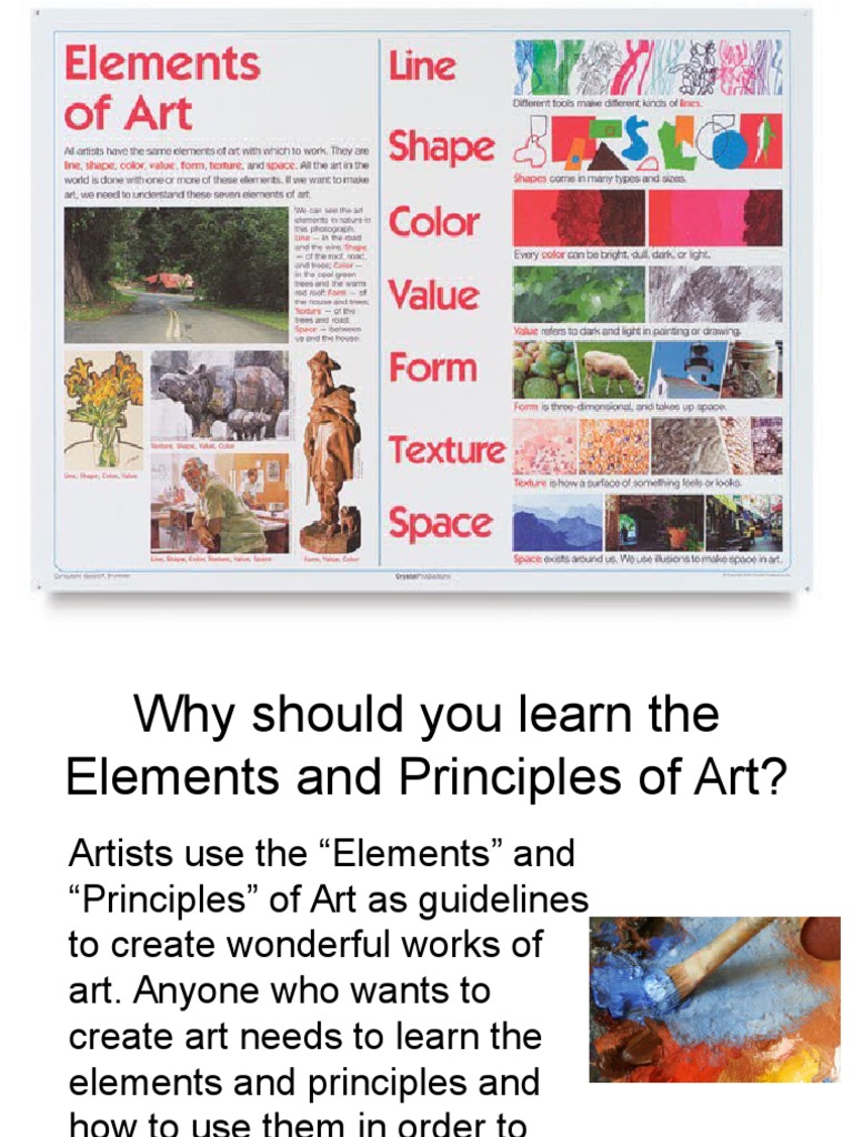 7th Grade Elements of Art and Principles of Design 2010 | PDF | Shape ...