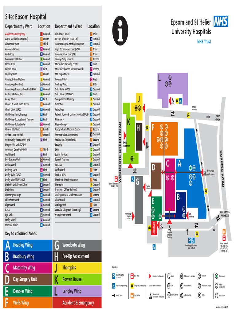 Epsom map cardiology hospital