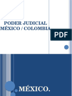 Mexico Colombia Derecho Comparado Poder Judicial
