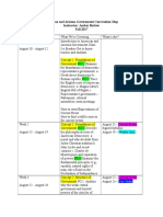 American and Arizona Government Curriculum Map