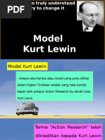 Model Kurt Lewin