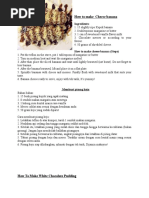 Download How to Make Cheese Banana by Chacha Aliea SN310567432 doc pdf