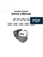 Owner's Manual: Gasoline Engine