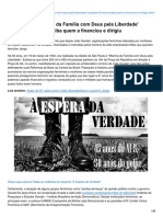 Golpe de 64 Marcha Da Família Com Deus Pela Liberdade Completa 50 Anos Saiba Quem a Financiou e Dirig