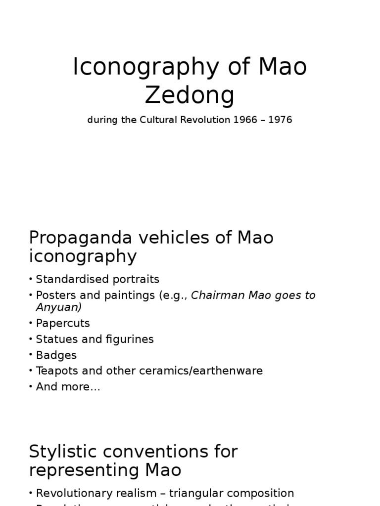 Mao Zedong Iconography in the Cultural Revolution | PDF | Religion ...