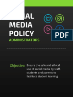 admin social media policy