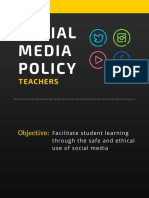 teacher social media policy