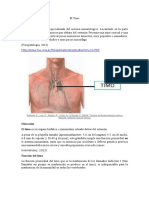 El Timo Morofofisiologia