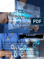 Career Opportunities in Medical Technology