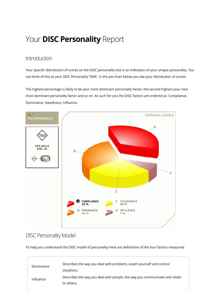 Understanding Your DISC Results | PDF | Risk | Cognitive Science