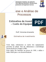 Estimativa de Investimento