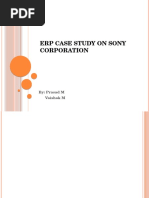 Sony ERP Presentation